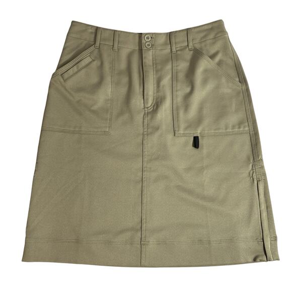 Orvis Womens Skirts OR0T1Y Tan Pockets size 8 - Picture 1 of 7